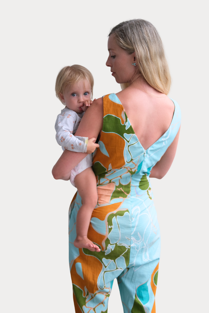 The Jolly Jumpsuit in Whitsunday - FINAL SALE