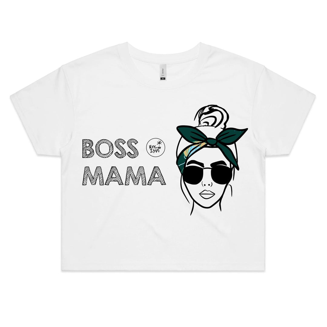 Boss Mama Crop Tee - FINAL SALE