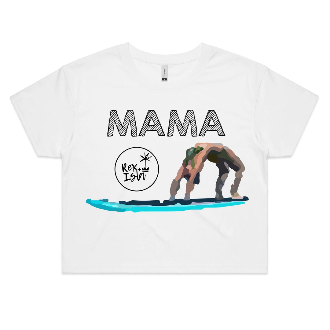 Surf Mama Crop Tee - FINAL SALE
