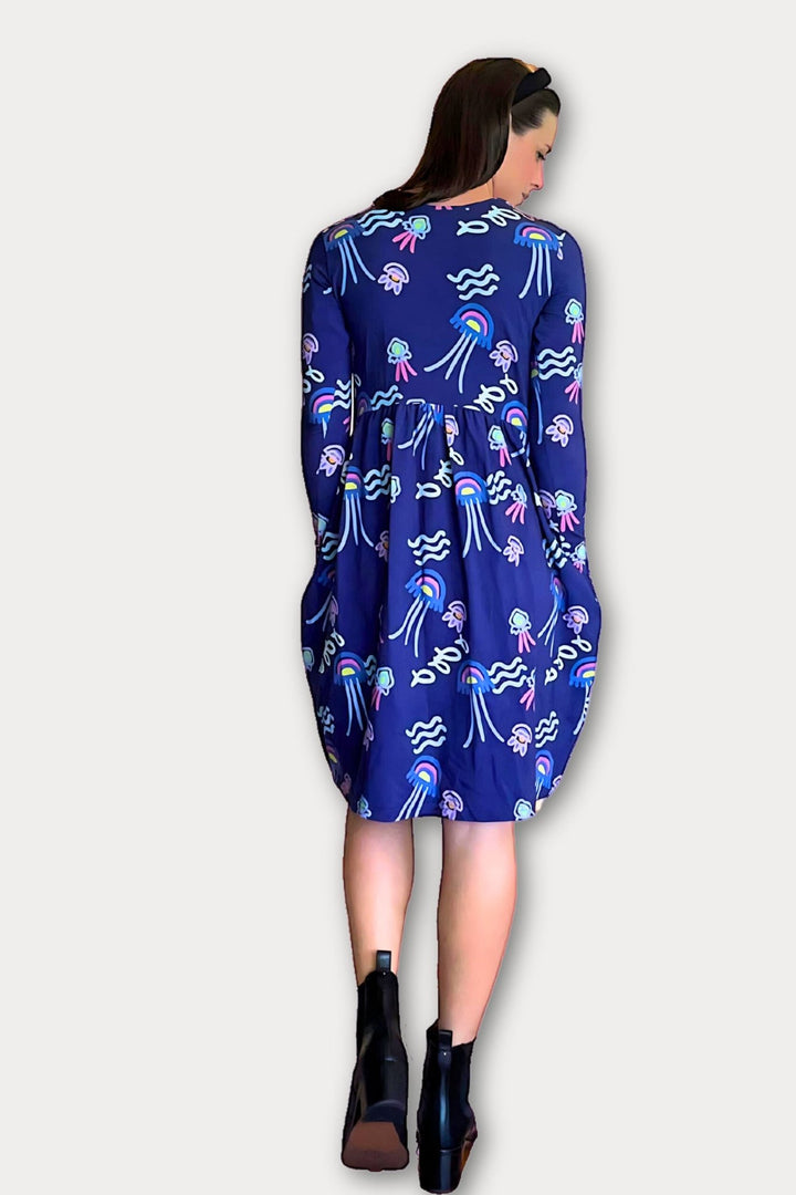 The Natalie Dress in Jelly Babies Print - Rex and Isla