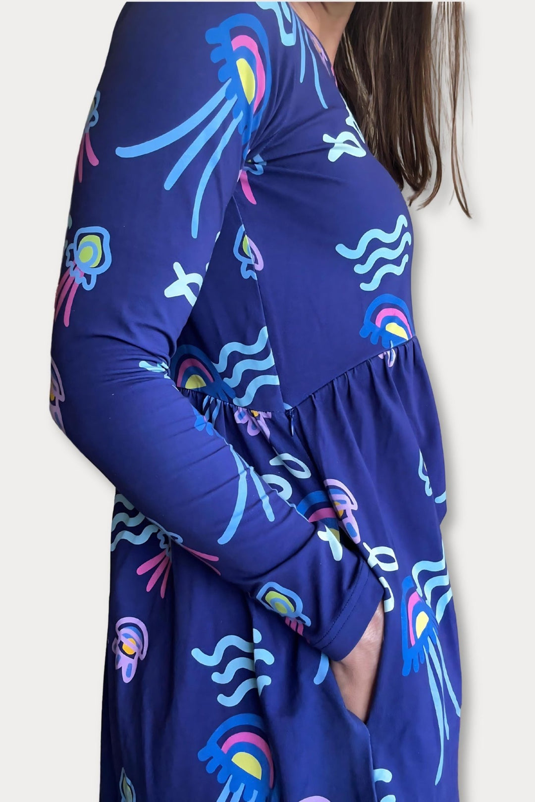 The Natalie Dress in Jelly Babies Print - Rex and Isla
