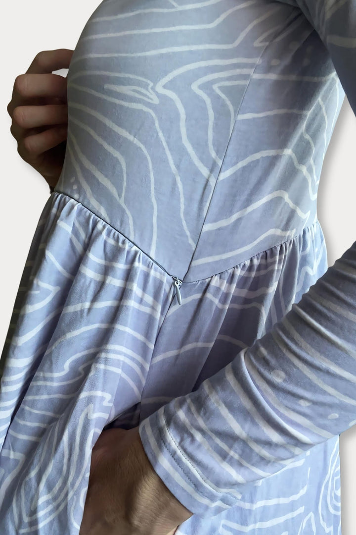 The Natalie Dress in Thursday Print - Rex and Isla