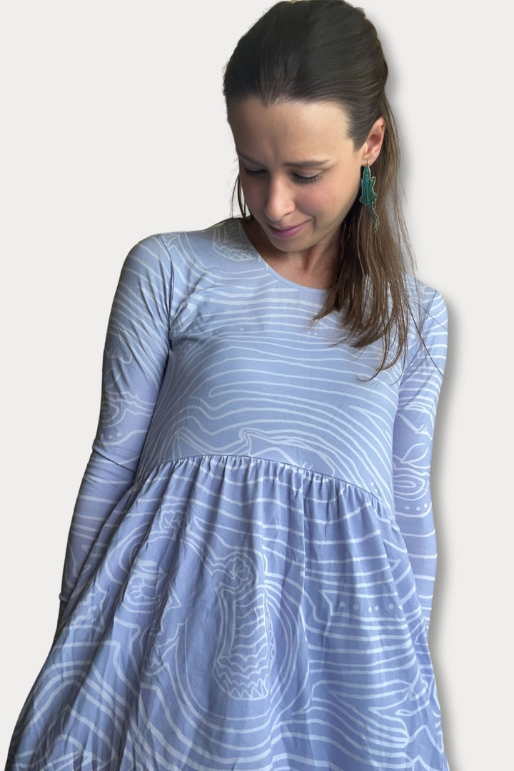 The Natalie Dress in Thursday Print - Rex and Isla